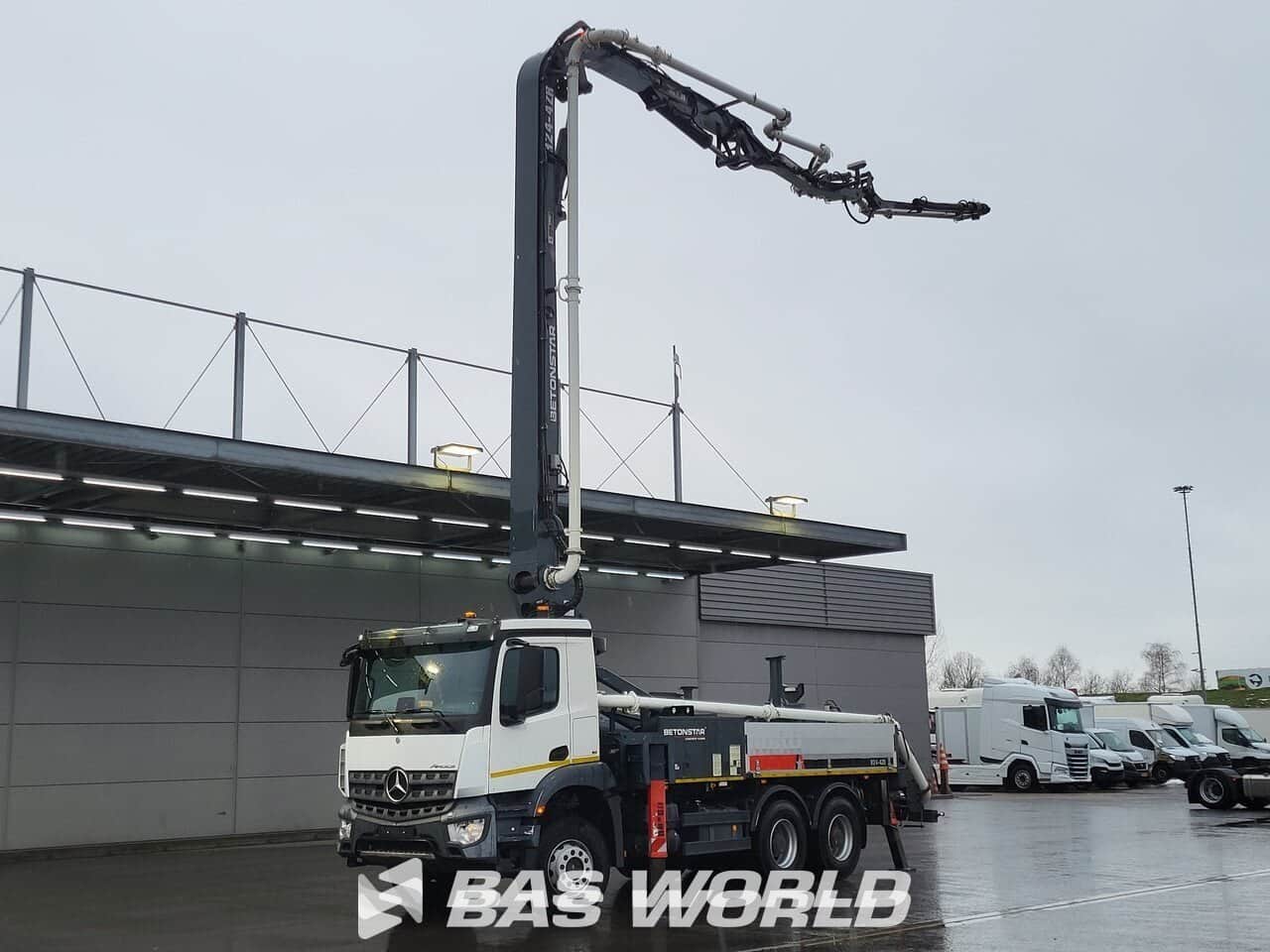 Mercedes Arocs 2636 24mtr Betonstar BST 24.14S-4ZR Concrete Pump Big-Axle Cruise Control