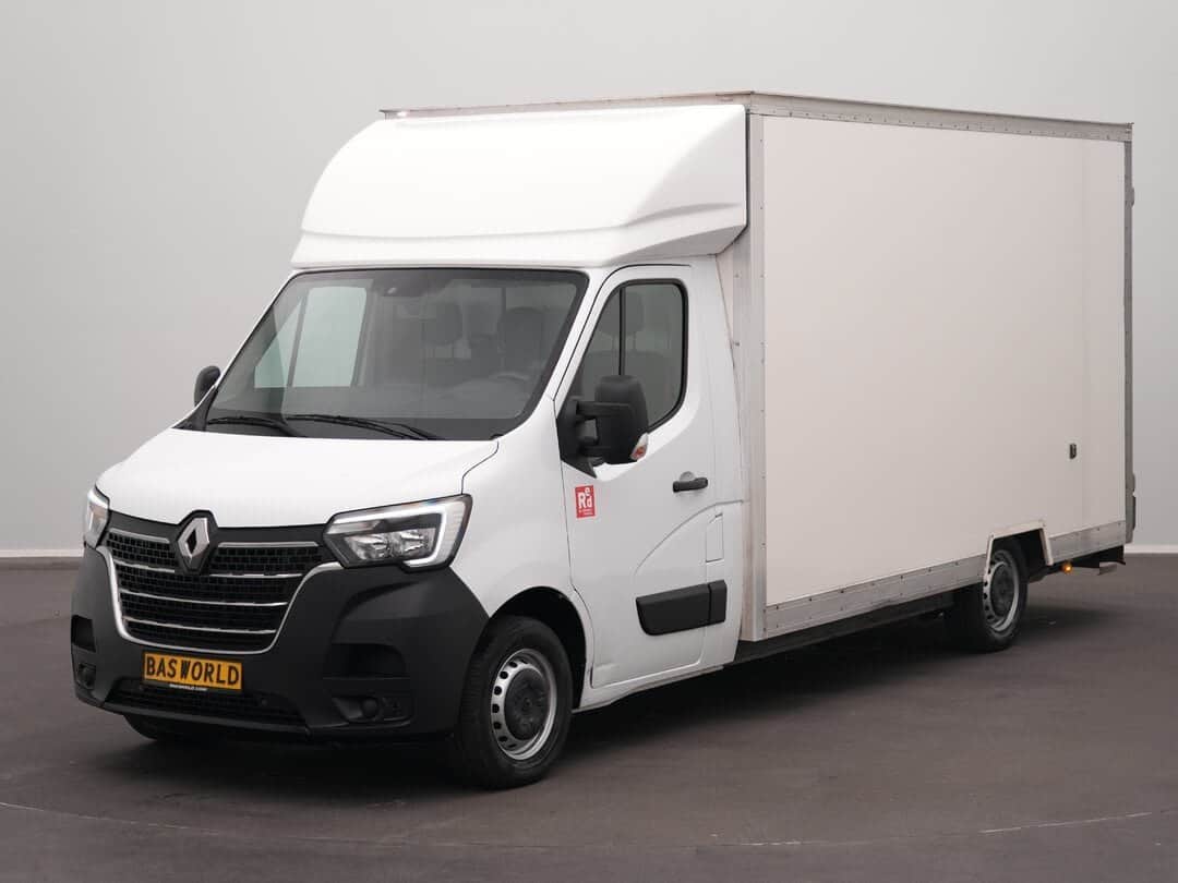 Renault Master 145PK Closed box Lowliner Bakwagen LED Navi Airco Cruise Camera Euro6 Meubelbak Koffer Verkoopwagen Pakketwagen