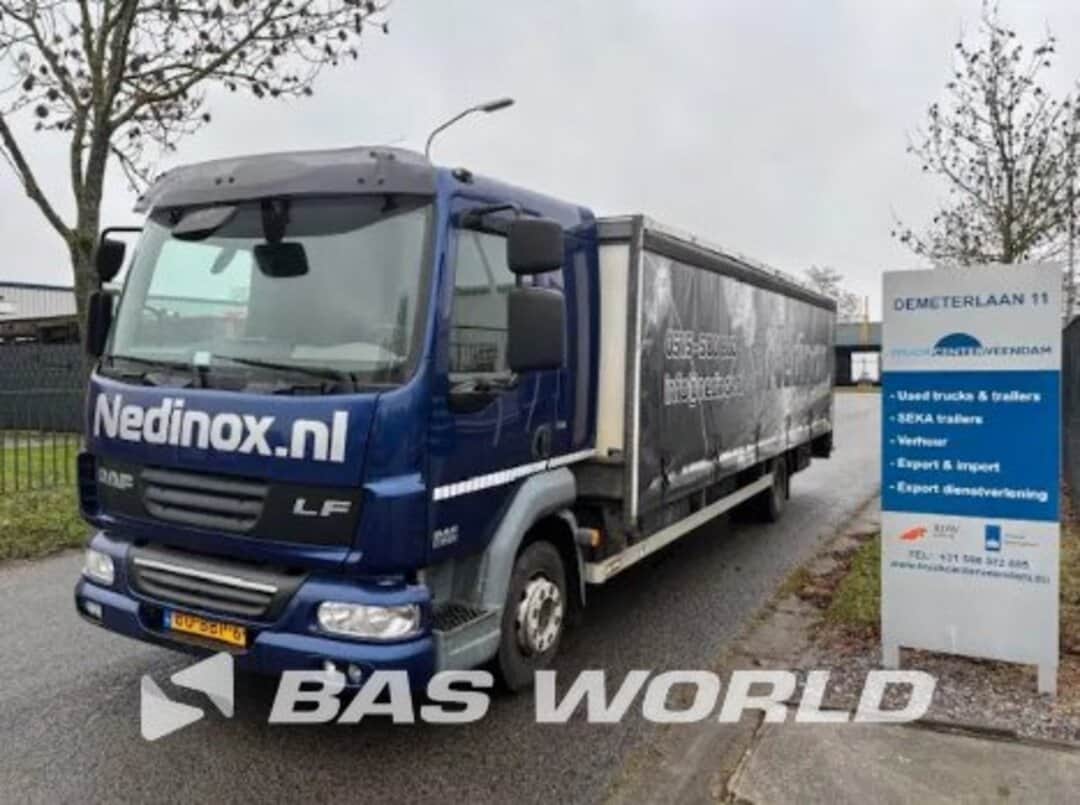 DAF LF45.210 Curtainsider Truck 2xTanks Cruise Control