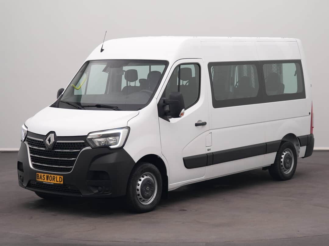 Renault Master 135PK Passenger transport Passenger Transport Personenvervoer 8 Persoons Ramp L2H2 LED Navi Airco Cruise Camera Parkeersensoren Euro6 L2 TV Taxi Rolstoelvervoer Wheelchair