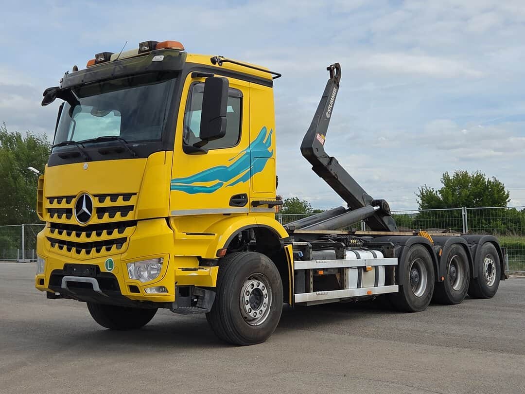 Mercedes Arocs 3248 Containersystem 25tons containersystem Lift+steering axel Retarder Manual Gearbox Euro 6