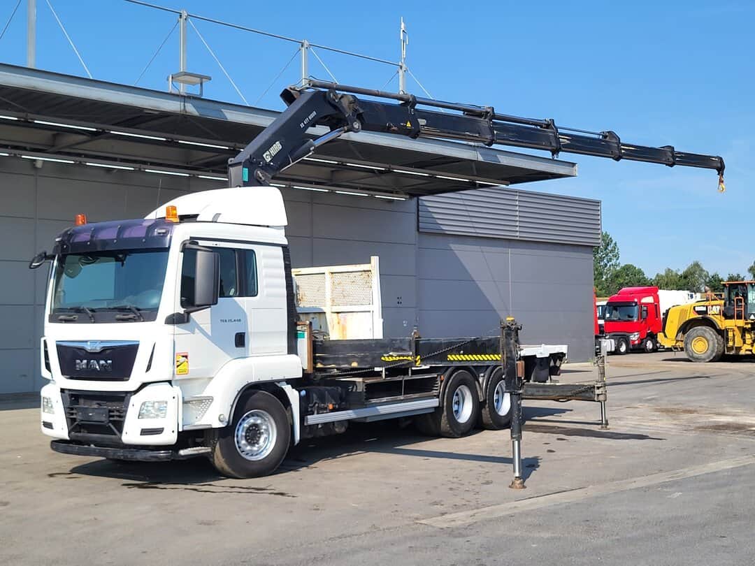 MAN TGS 26.440 Open HIAB 477 EP-5 HIDUO Crane Retarder Euro 6