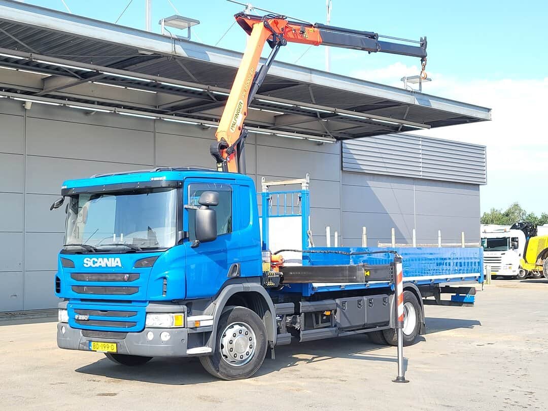 Scania P280 Open Palfinger PK12002 EH A Full Air Manual Gearbox Euro 6