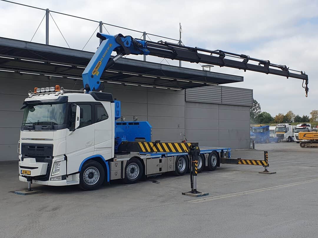 Volvo FH 500 Open Palfinger PK92002-SH Crane 7 extensions Fly-Jib Preparation NL-truck APK VEB+ Euro 6
