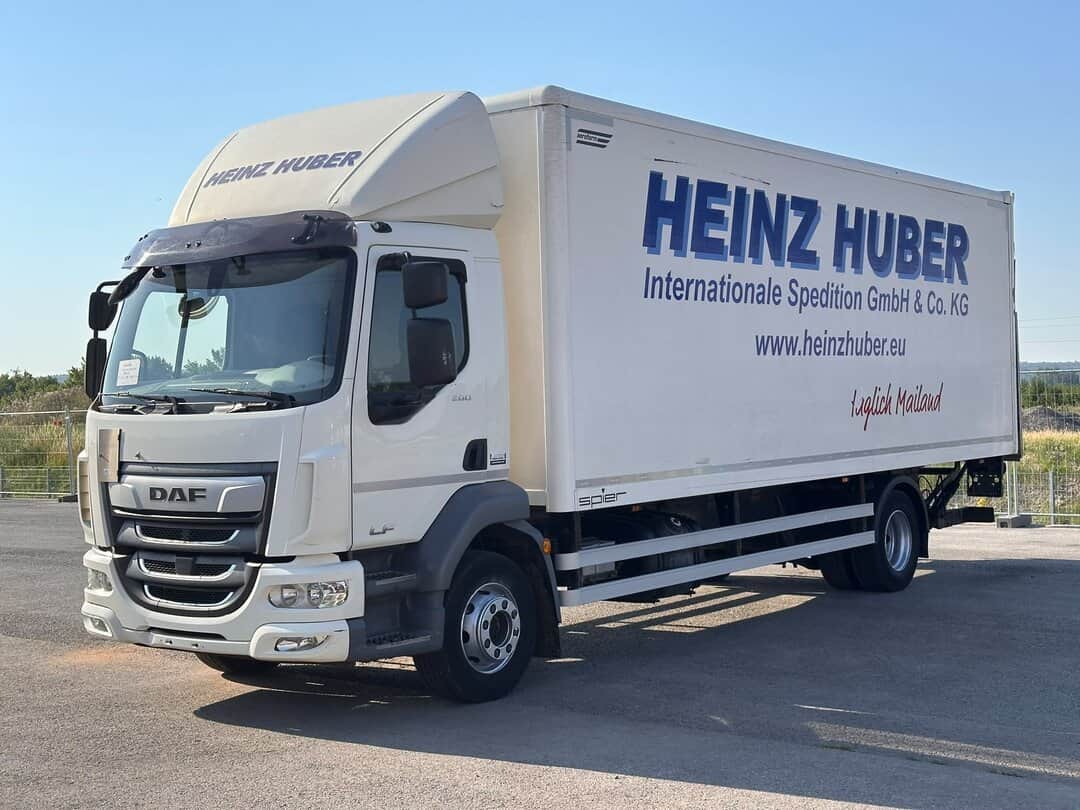 DAF LF 260 Closed 16t Automatic Gearbox 1500kg Ladebordwand ACC Euro 6