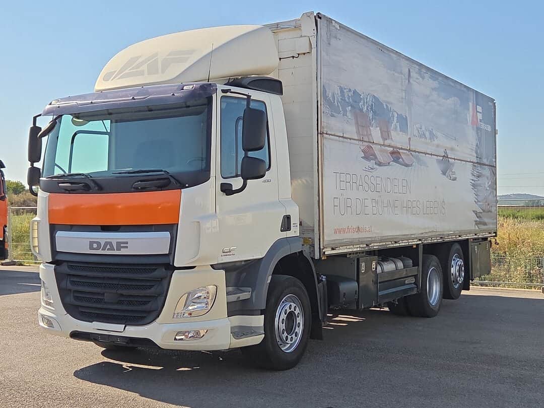 DAF CF 400 Curtainsides Lift+Steering Axle Retarder 2t Tailgate Euro 6