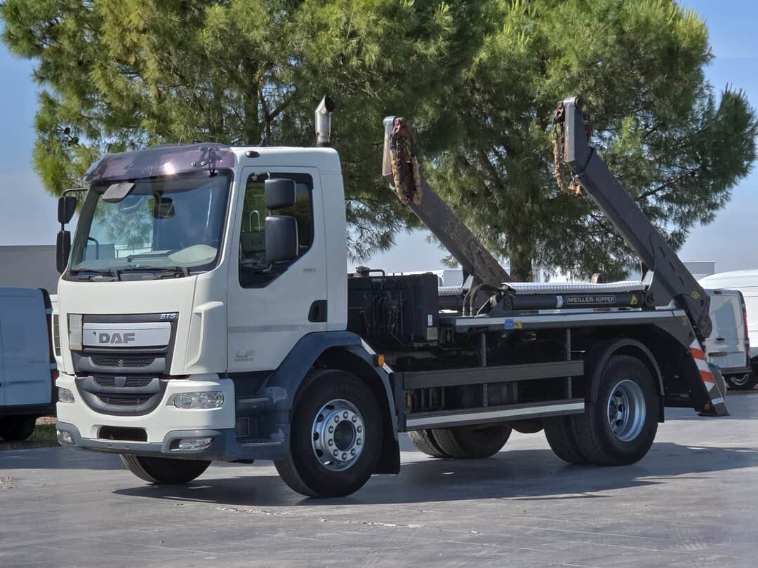 DAF LF 310 Dumper truck Portacontenedores Meiller AK 12 MT Automatico Euro 6