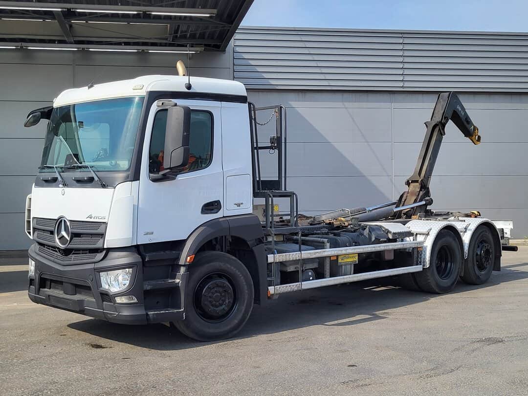 Mercedes Antos 2543 Containersystem Marrel 18t Hooklift Retarder Lift+Steering Axle Euro 6