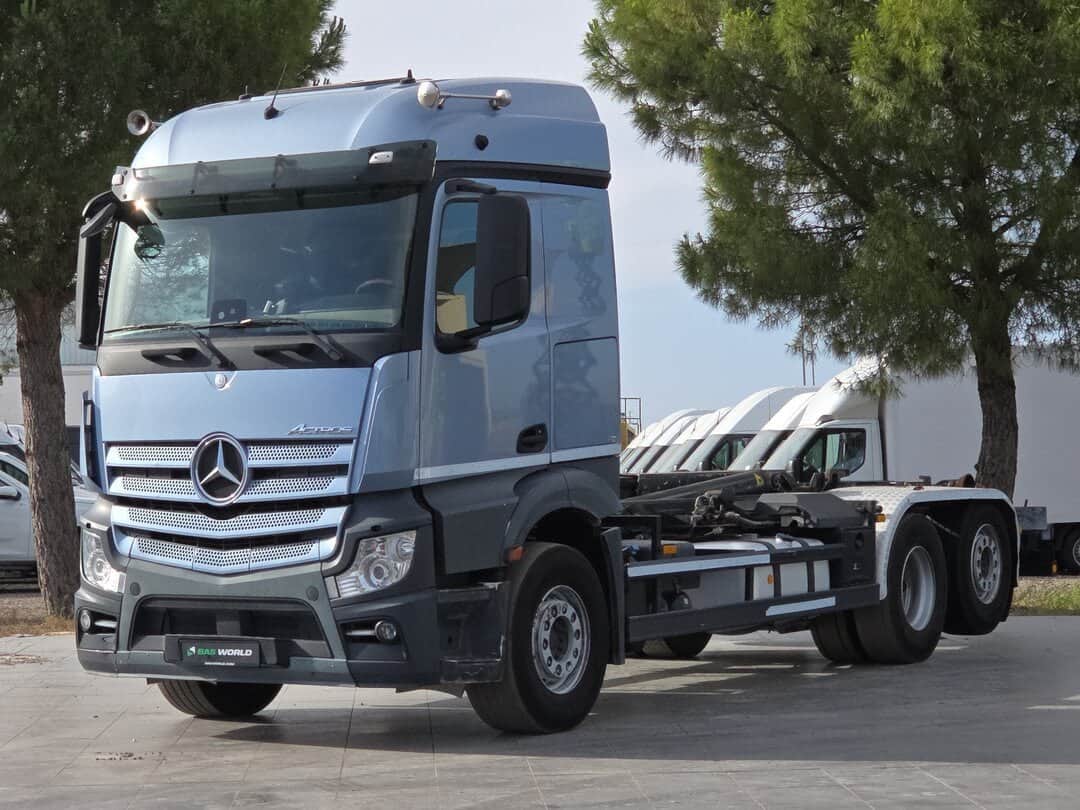 Mercedes Actros 2648 Containersystem Portacontenedores Meiller RK20.70 Retarder Eje Elevable Euro 6