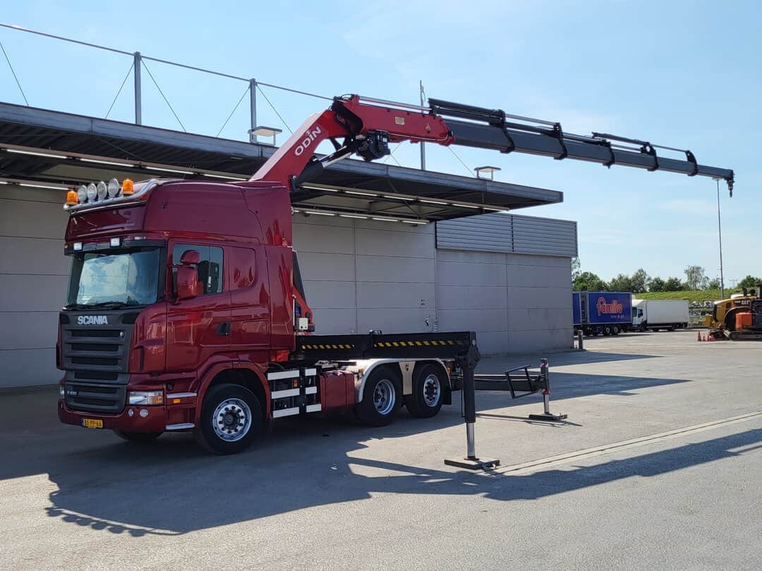 Scania R480 NL-Truck HMF ODIN OK6 Crane Kran 6 Extensions Lift+Lenkachse ADR