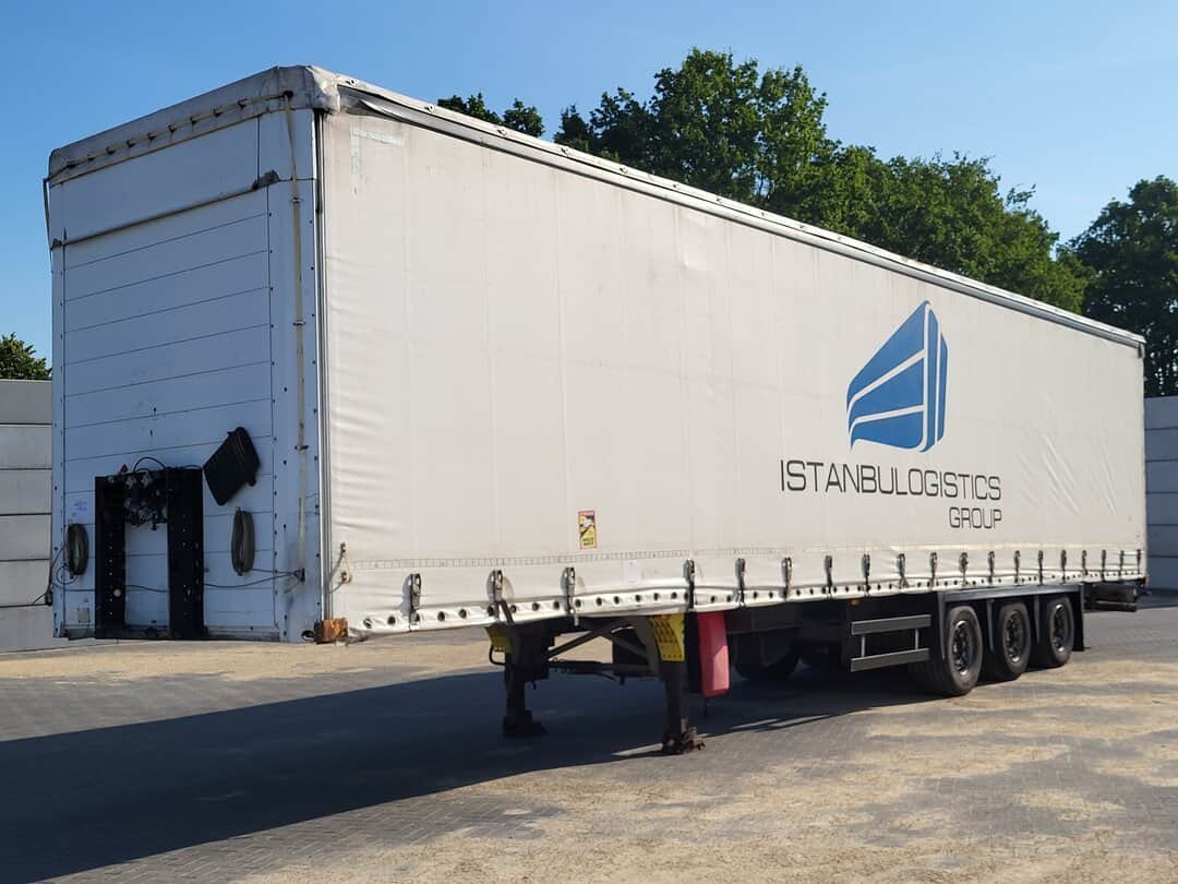 Schmitz S3 Curtainsides Semi Trailer Mega Lift+Sliding Roof Full Air