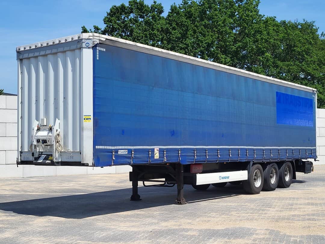 Krone SD Curtainsides Semi Trailer Anti Vandalism Sliding Roof Full Air