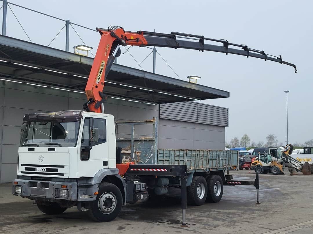 Iveco 260E30H Open Palfinger PK27000 E Kran crane Winch Remote control Big-Axle