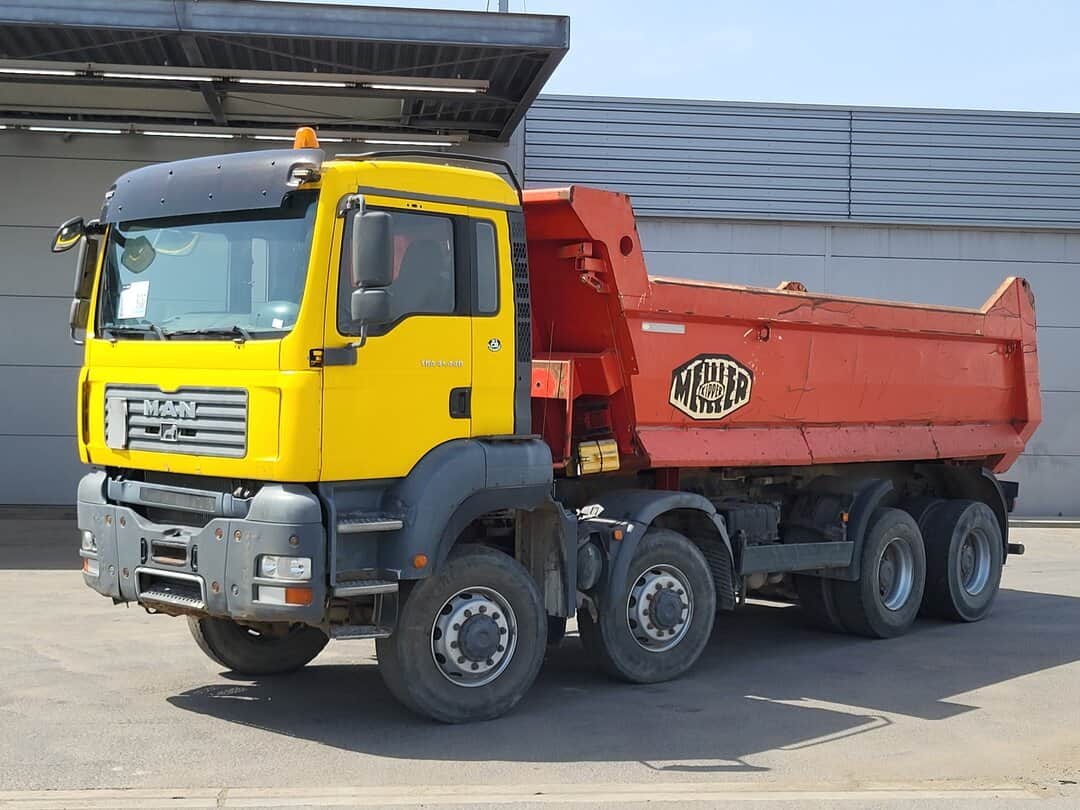 MAN TGA 41.440 Tipper 8x8 18m3 Meiller tipper Steelsuspension Big-Axle Manual Euro 4