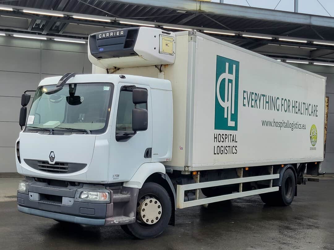Renault Midlum Refrigerated Truck Day Cab Cruise Control Taillift
