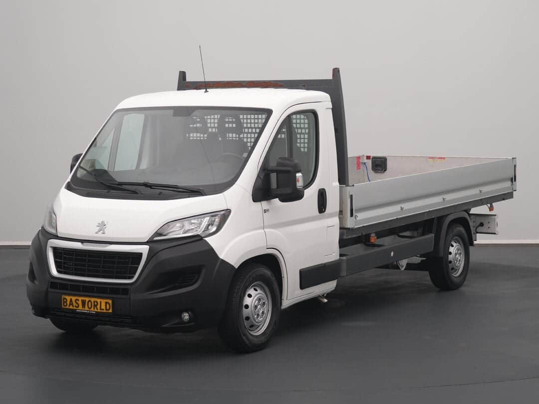 Peugeot Boxer 165PK Open Open Laadbak Airco Navi Trekhaak Euro6 Pritsche Pickup
