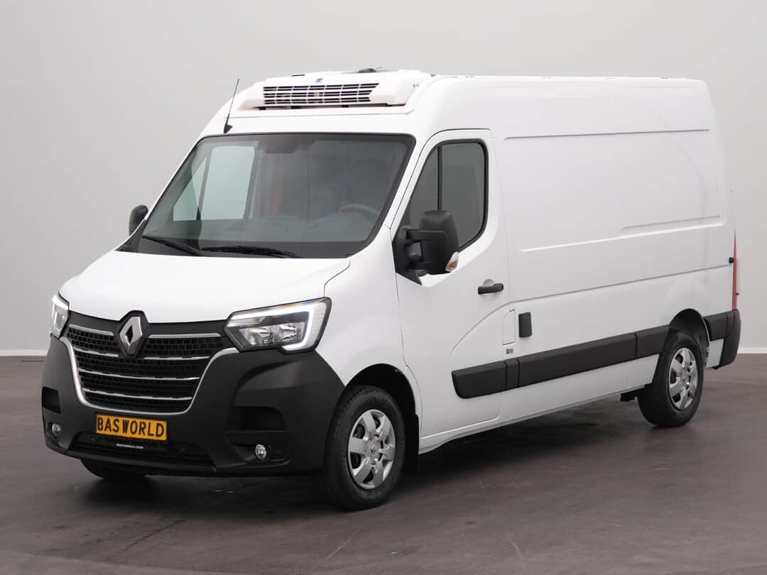 Renault Master 150PK Refrigerated Koelwagen L2H2 Thermo King V-200 MAX 230v Stekker LED Airco Cruise Parkeersensoren Euro6 Koel Koeler Kühl Kühler Kühlwagen Kühlkasten