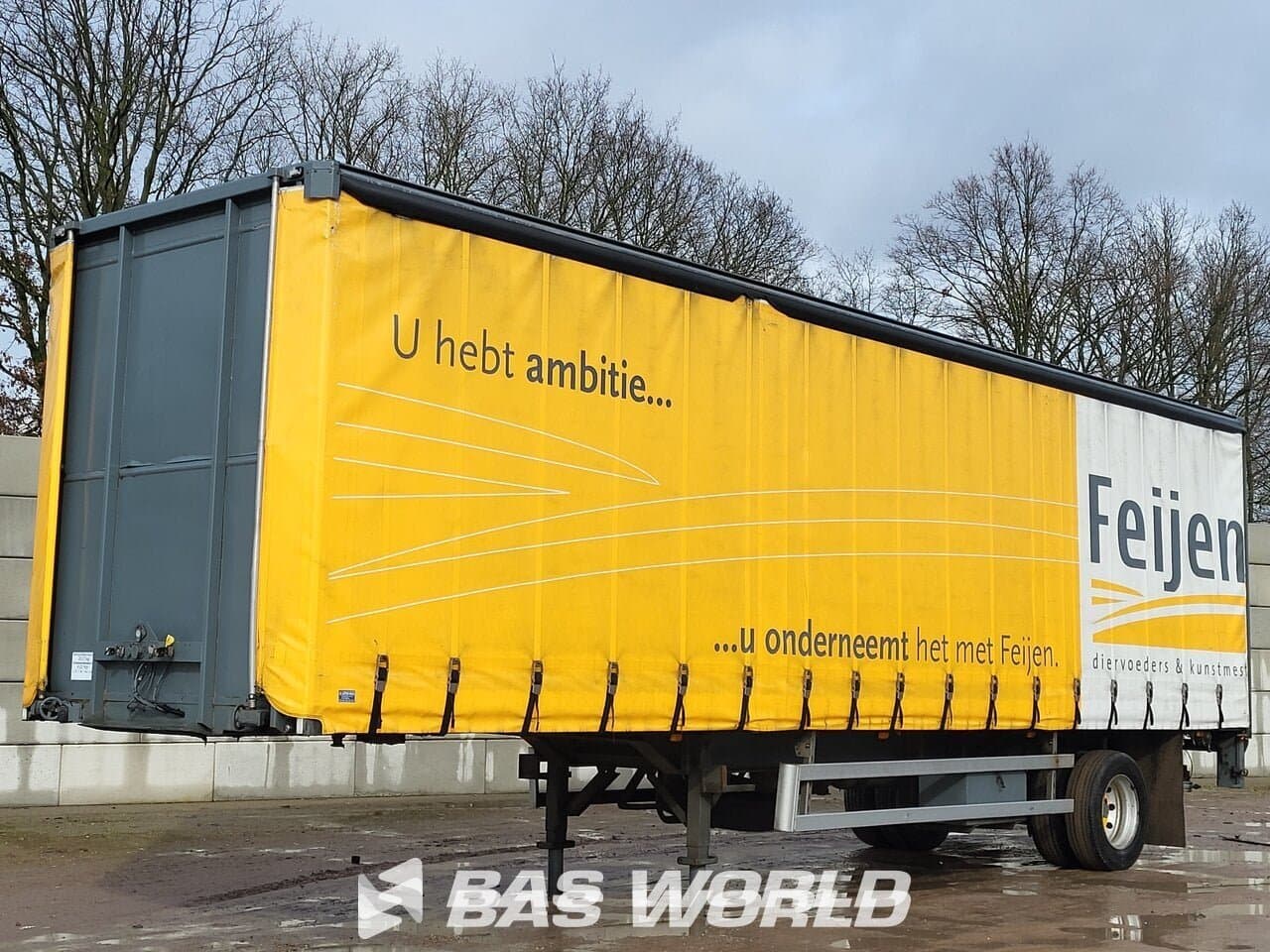 NETAM-FRUEHAUF ONCRK22-110A City Steering Curtainsides Semi Trailer