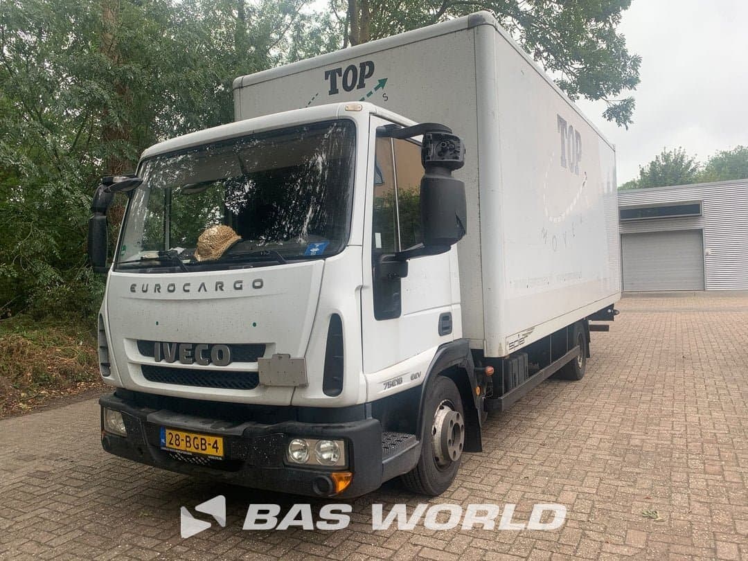 Iveco Eurocargo 75E180 4X2 Closed Truck Cruise Control Taillift
