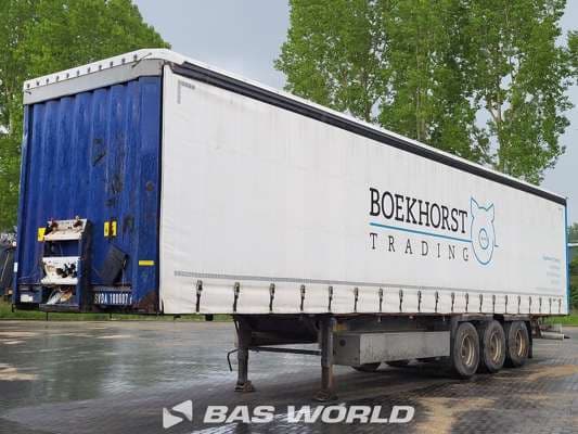 Krone Curtainsides Semi Trailer 3 BPW Eco Plus Axles 2012