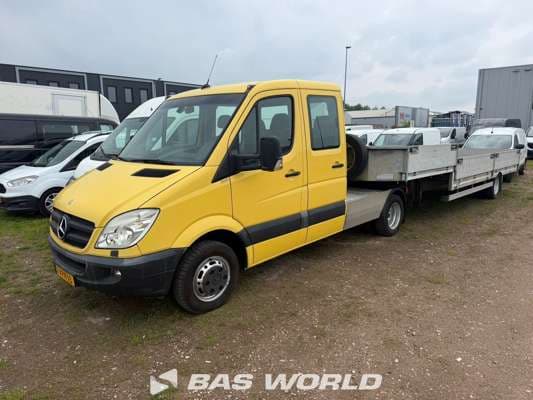 Mercedes Sprinter 518 💺DoubleCabin BE COMBI EURO5 6p Airco Cruise Control 2011 + trailer Kuiper PLSD MOT: 29-09-2026