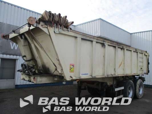 Robuste Kaiser Steel tipper trailer Drum Brakes Spring Suspension kipper Oplegger 2004