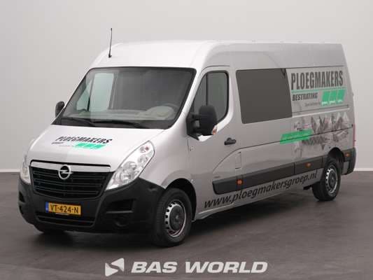 Opel Movano 2.3 CDTi L4H2 💺Double Cabin Airco WORKSHOP 2016