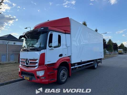 Mercedes Antos Closed Truck Euro 6 Airco Cruise Control Taillift Dhollandia 2015