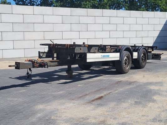 Krone ZZ Containerchassis Trailer Double-Axle with Air Suspension 2016