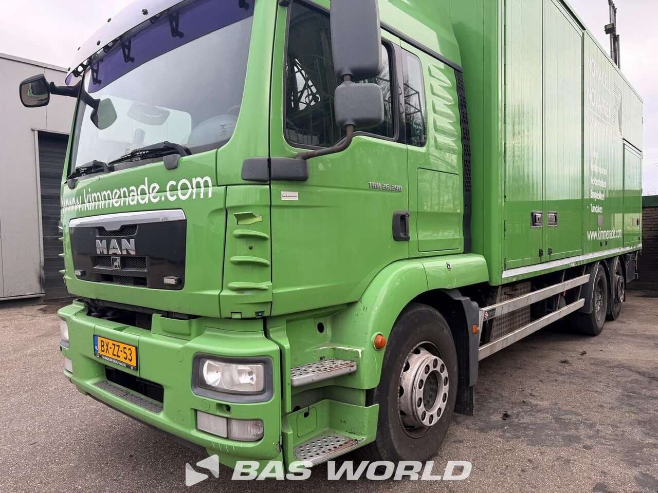 MAN TGM 26.290 6x2 closed box Manual