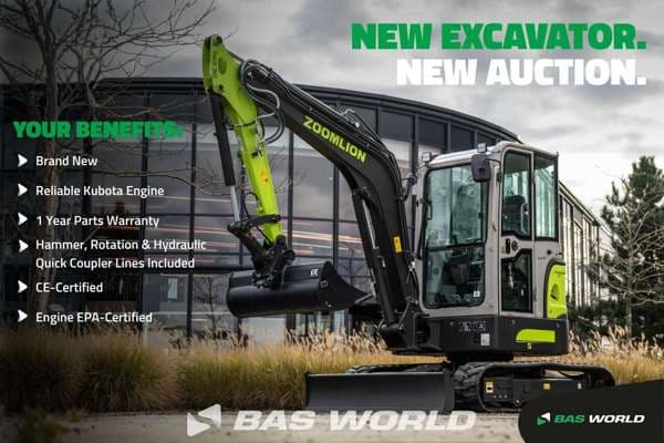 ✨NEW✨ Zoomlion ZE35 A/C - CE CERTIFIED 2024