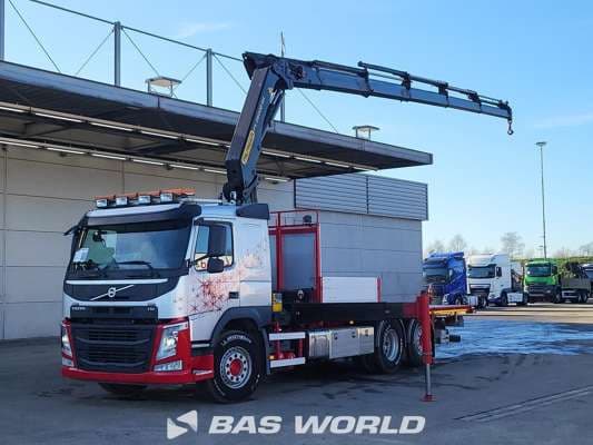 Volvo FM 410 Palfinger PK 26002-EH E Kran Crane Lift +steering axle Automatic Euro 6 2014