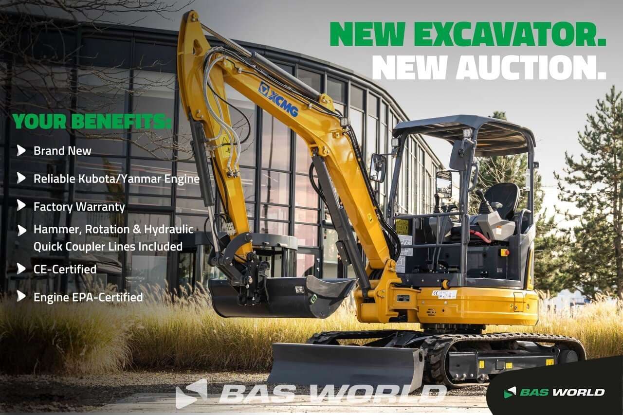 ✨NEW✨ XCMG XE 27 FACTORY WARRANTY - KUBOTA ENGINE