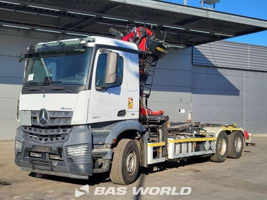 Mercedes Arocs Euro 6 Hooklift Cruise Control 🚨Engine Damage🚨2017