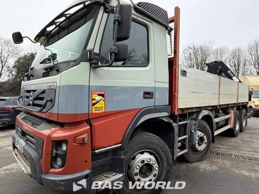 Volvo FMX 450 Open Truck Hiab Crane Euro 5 2013