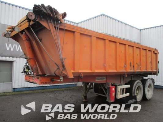 Robuste Kaiser 2 axle Tipper Semi Trailer Spring Suspension Drum Brakes Kipper Oplegger 2001