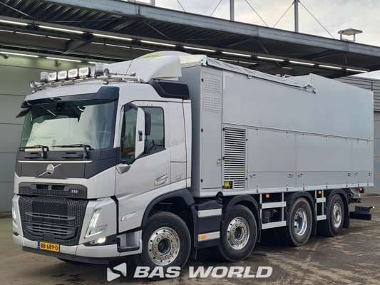Volvo FM 460 OVERMAT MSA 13.6.3 TWIN PTO Dry + Liquid Screed Sand Mortar Truck ACC