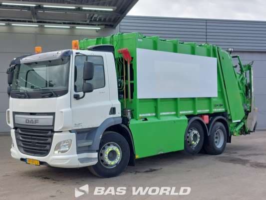 DAF CF 290 Garbage Truck NL-Truck 20m3 Haller MediumXL Garbage truck Lift-Steering Axle Euro 6 2014
