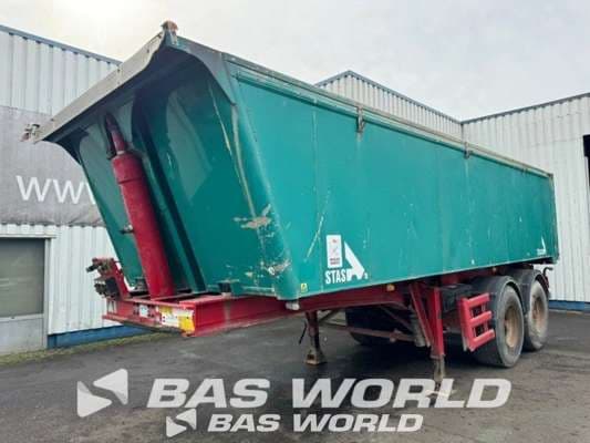 STAS 2 Axle Alu Tipper Semi Trailer Spring Suspension Drum Brakes kipper Oplegger 2009
