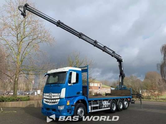 Mercedes Arocs HIAB XS-166 E5 Hipro Crane Euro 6 Cruise Control 2014