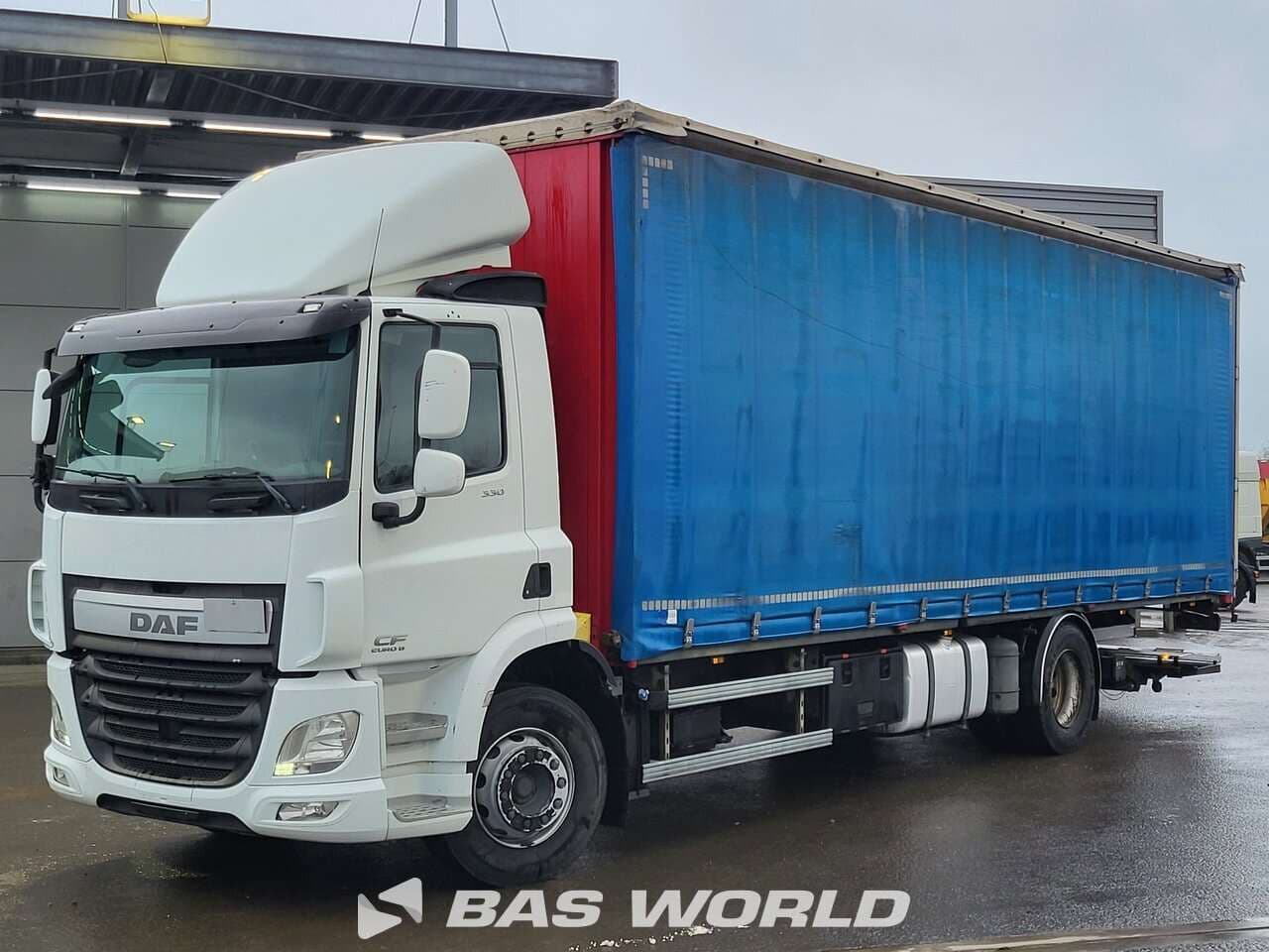 DAF CF 330 20.5tons Curtainsides 1500kg tail lift Automatic Euro 6