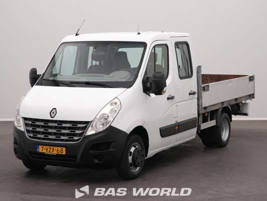 Renault Master Dubbel Cabine Open Box Dual air 3,5t Tow Bar Airco Pritsche Pickup Euro 5 2012
