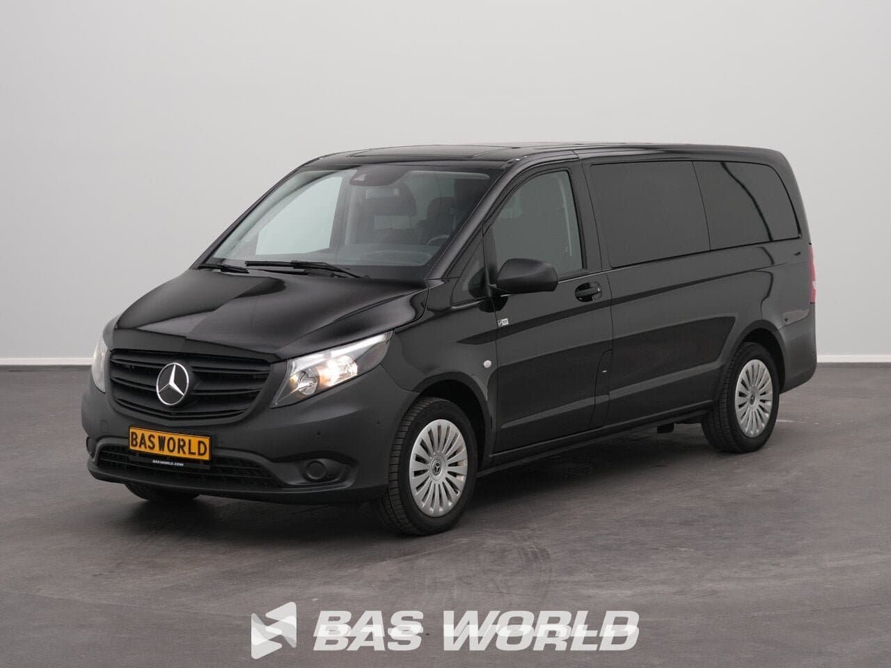Mercedes Vito Ex. BTW/BPM Personenvervoer Automaat 9-Persoons 160PK L2H1 9-Persoons Navi Airco Cruise Camera Parkeersensoren v+a Euro6 Personenvervoer Taxi TV Luxe Passenger Transport Euro6 L2 2024