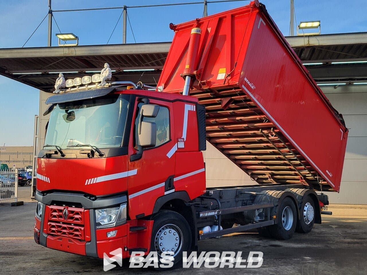 Renault T480 31m3 Benalu Steering Axle ACC Tipper Tilf Back