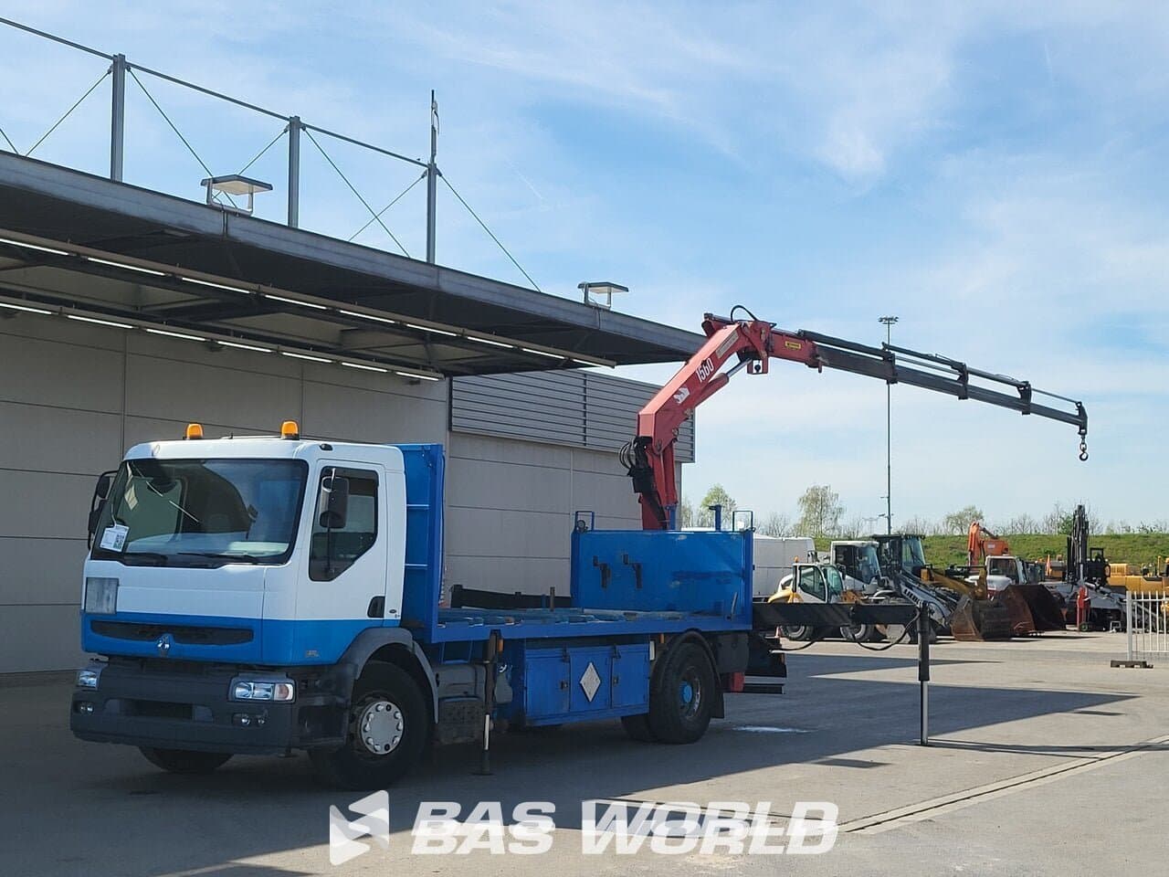 Renault Premium 370HMF 1560 K4 Kran Crane ADR Big-Axle Steel Suspension Euro 3