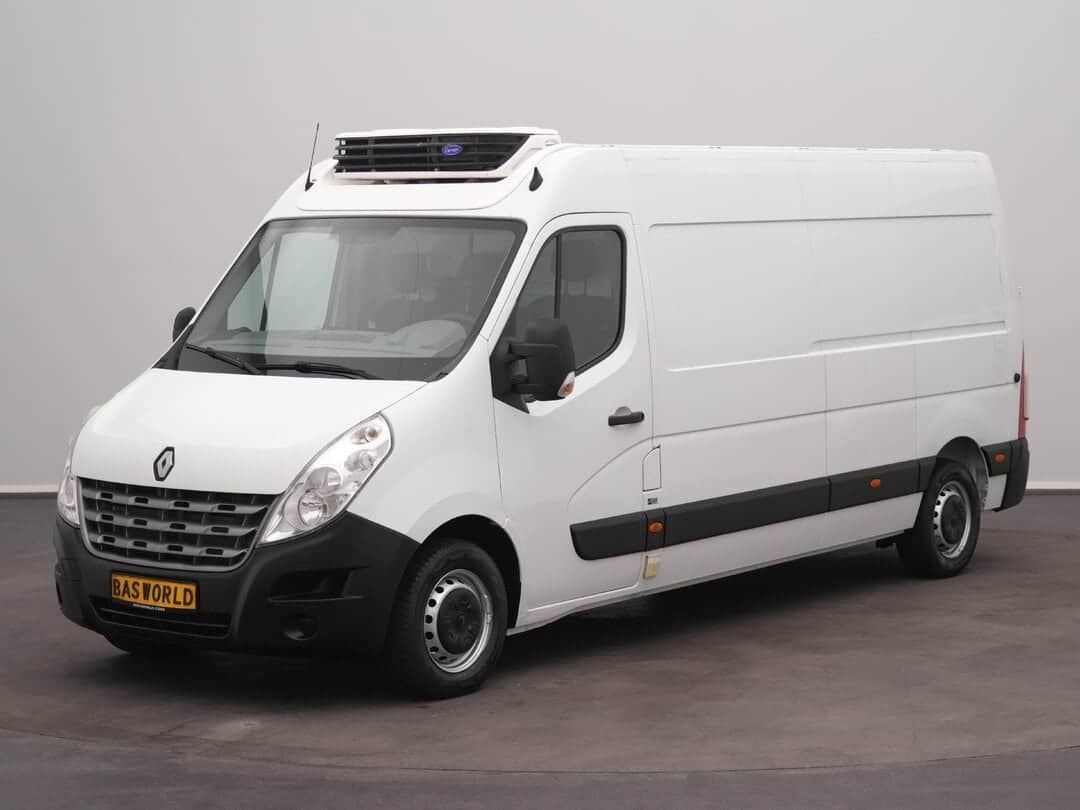Renault Master 125PK Refrigerated Koelwagen L3H2 Carrier Xarios 350 230v Stekker Trekhaak Airco Cruise Parkeersensoren Euro6 L3