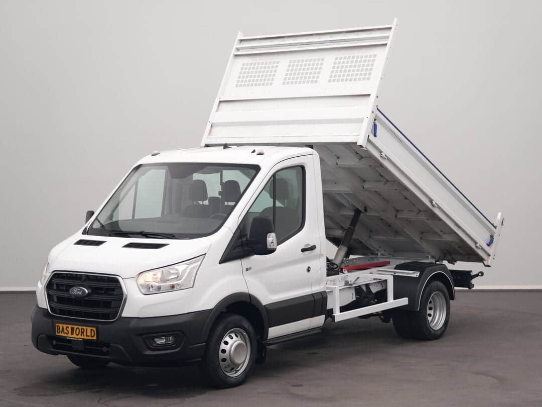 Ford Transit 130pk Tipper Kipper Dubbellucht Trekhaak Airco Cruise Euro6 Tipper Benne Kieper