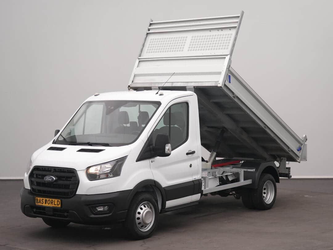 Ford Transit 170pk Tipper Kipper Dubbellucht 3,5t Trekhaak Airco Camera Euro6 Tipper Benne Kieper