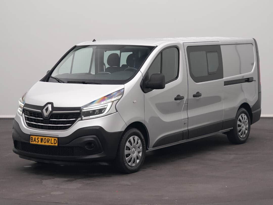 Renault Trafic 145pk Closed van Automaat 2x Schuifdeur Dubbel Cabine L2H1 Trekhaak LED Navi Airco Cruise Parkeersensoren Euro6 L2 DC Doka Mixto