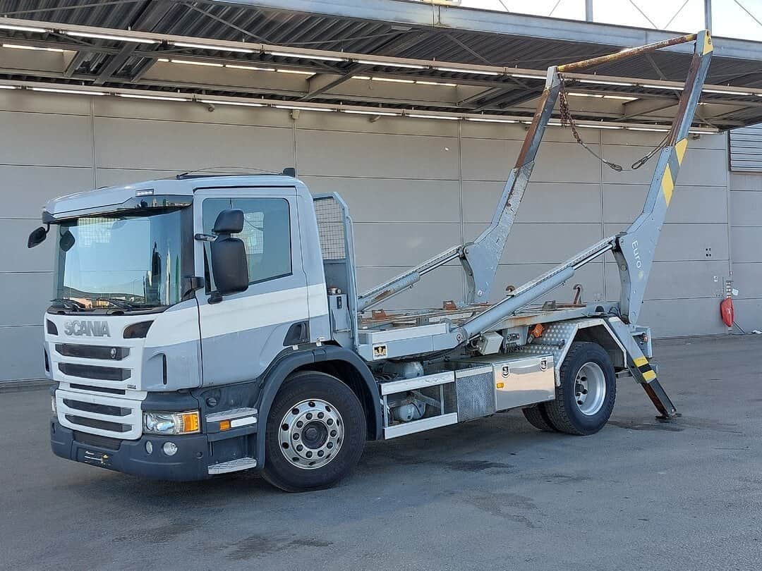 Scania P280 Dumper truck 14 tons skiploader Steelsuspension Automatic Euro 6